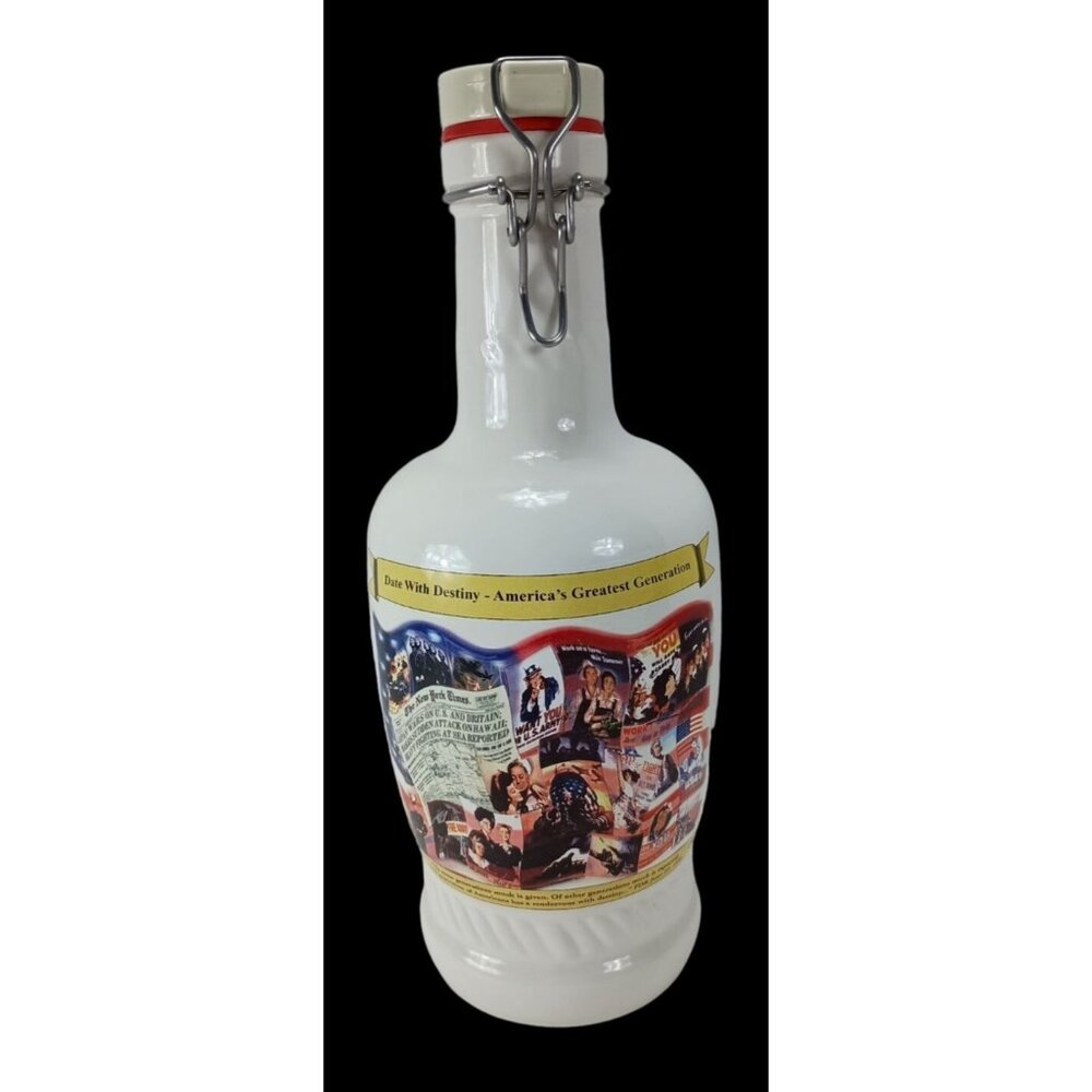 Altenmunster Brauer America's Greatest Generation Beer Growler Decanter Empty